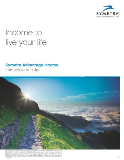 first symetra advantage income annuity brochure