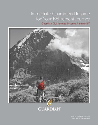 guardian guaranteed income annuity ii annuity brochure