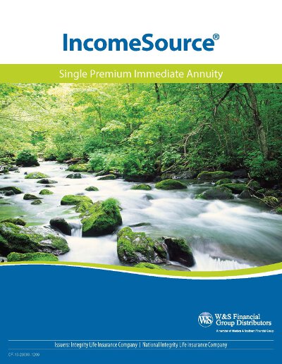 integrity incomesource single premium immediate annuity brochure