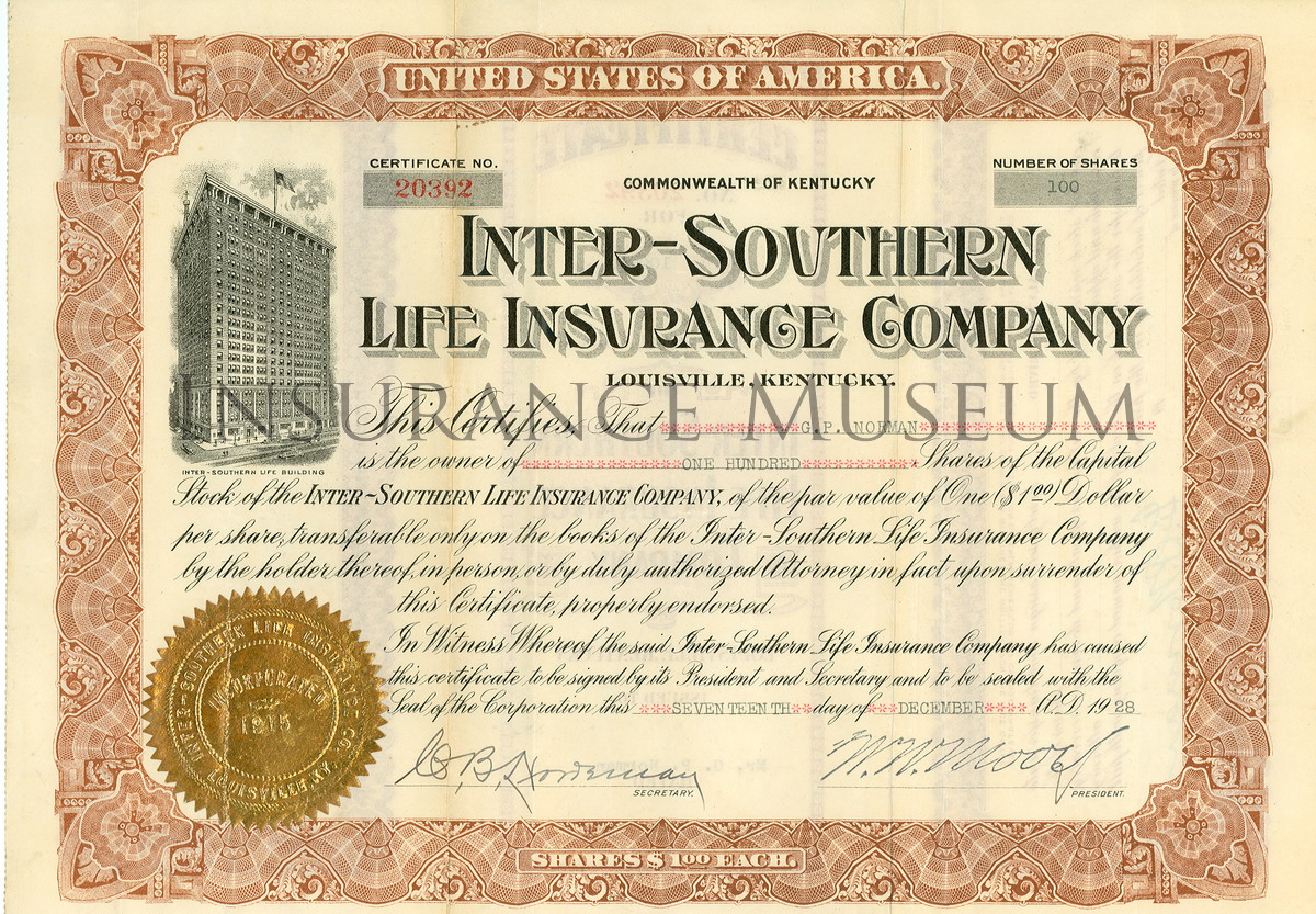 Inter-Southern Life Insurance Company - 1928-12-17 ...